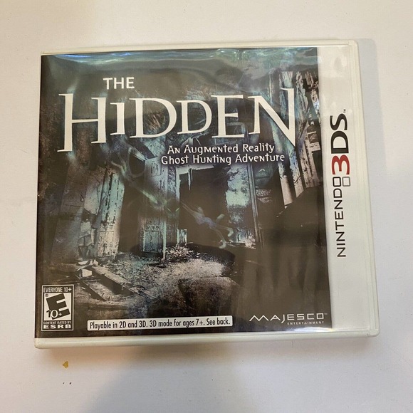 Hidden (Nintendo 3DS, 2011) Case And Artwork No Manual Read